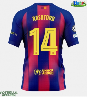 Barcelona Marcus Rashford #14 Hemmatröja 2025-26 Kortärmad